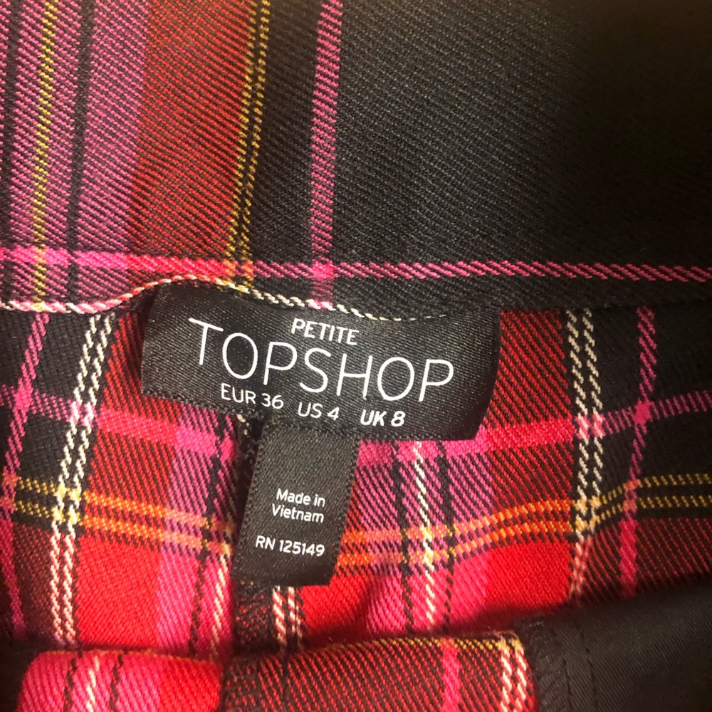 Top Shop Check trousers